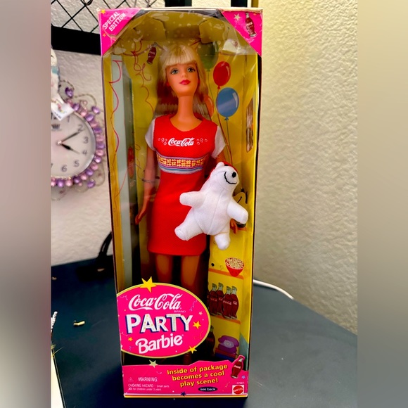 Barbie Other - Barbie 1998 Coca Cola Party Doll “Special Edition “